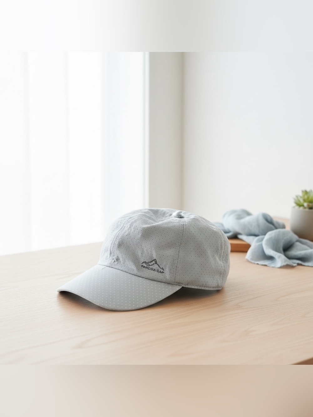 Pahoba Cap White Lightweight Perforated Adjustable Performance Hat